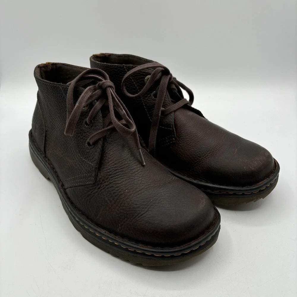 Dr Martens Sussex Chukka Boots Men's 8 Bear Track Brown Leather Industrial READ